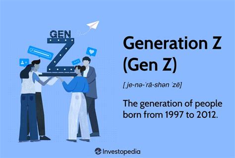 genjenz|Generation Z (Gen Z): Definition, Birth Years, and Demographics.